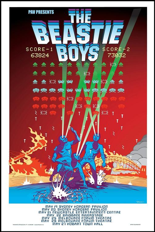 PosterScene - Beastie Boys - Australian Tour 1999